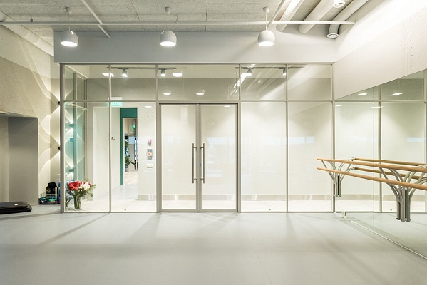 Стеклянная стена в проекте Bodycontrology