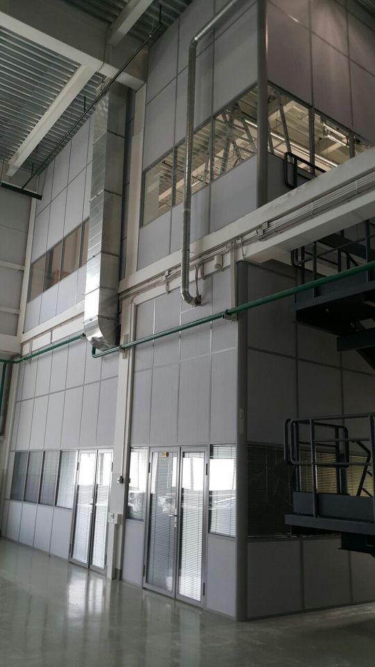 Глухие перегородки с остеклением