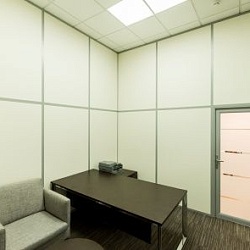 Глухие офисные перегородки