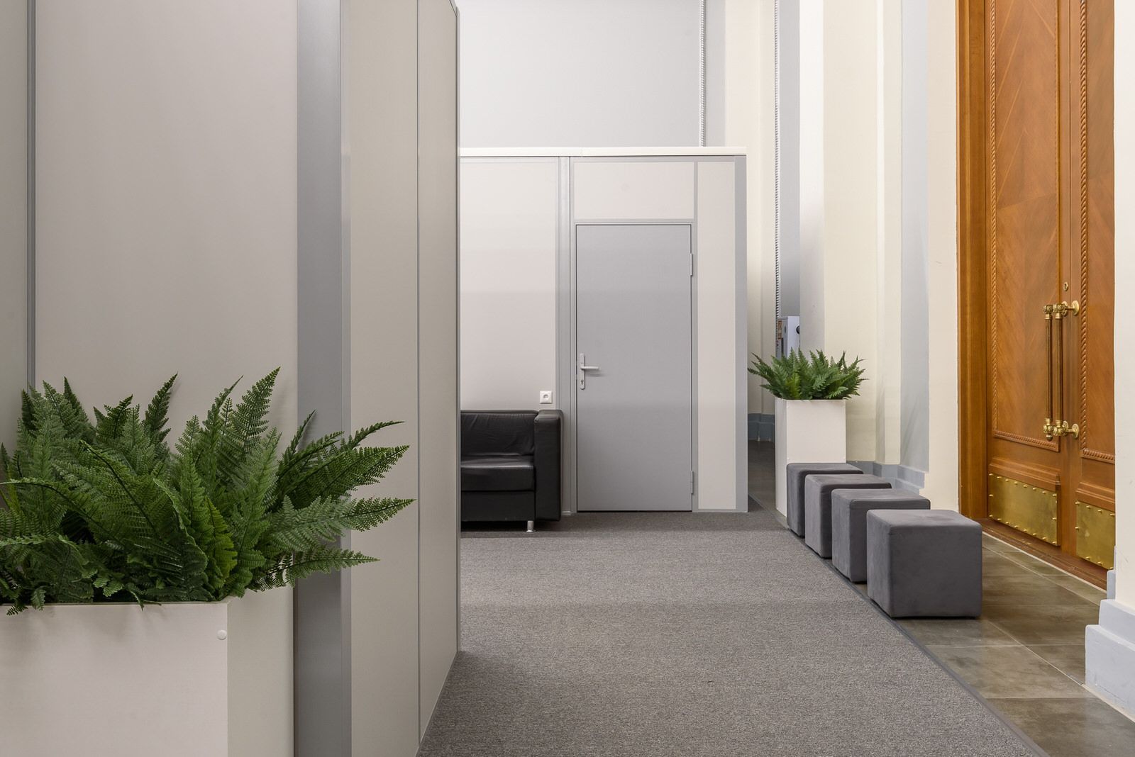 Глухие офисные перегородки — монтаж под ключ. Проект ВДНХ