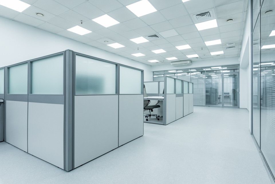 Перегородки для зонирования в open space, панорама — Группа компаний CSoft