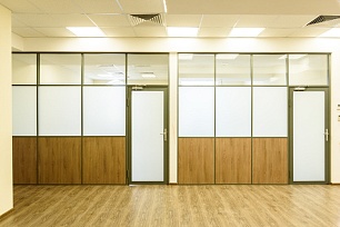 Комбинированные офисные перегородки — одиннадцатый ракурс