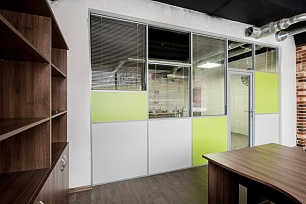 Комбинированные офисные перегородки — тринадцатый ракурс