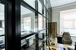 Лофт-перегородки: фрагмент конструкции