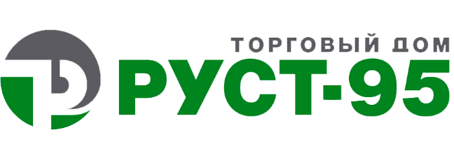 Логотип «Руст?95» на прозрачном фоне