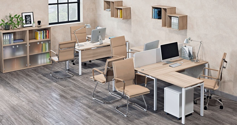 Мебель для персонала бизнес: рабочая станция для опенспейса