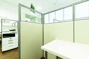 Мобильные перегородки: глухое заполнение