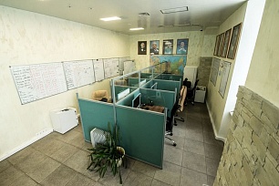 Мобильные перегородки: на колесах общий вид