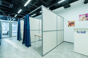 Мобильные перегородки: с дверным модулем