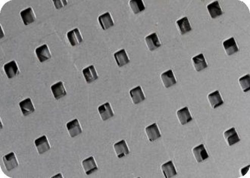 Навесные панели с квадратной перфорацией