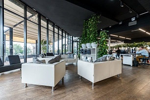 Офисная мебель в проекте — вариант исполнения