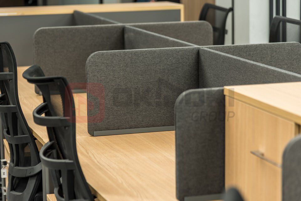 Перегородки с частичным остеклением