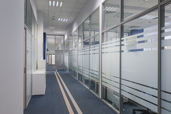 Алюминиевые перегородки для компании ЦИАН