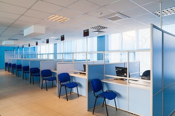 Передвижные перегородки для МФЦ