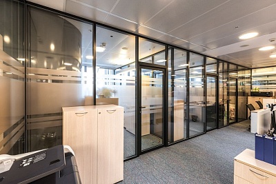 Офисные перегородки в проекте Hayat — общий вид
