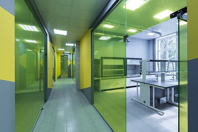 Офисные перегородки в проекте PS Аналитика — общий вид