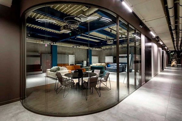 Радиусные перегородки для компании Союз М