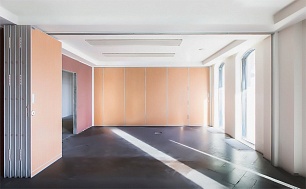 Раздвижные перегородки: закрытое положение