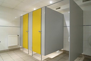 Сантехнические перегородки: перегородки hpl в санузле