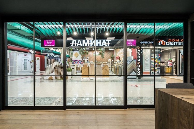 Стеклянные раздвижные перегородки